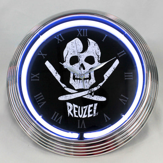 Reuzel Jolly Roger Neon Clock