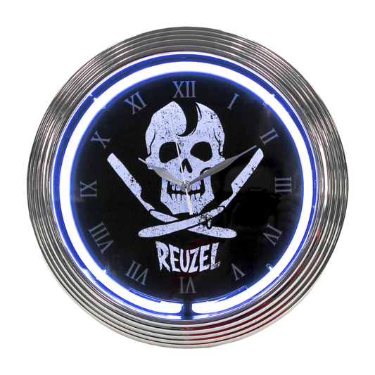 NEW Jolly Roger Neon Clock