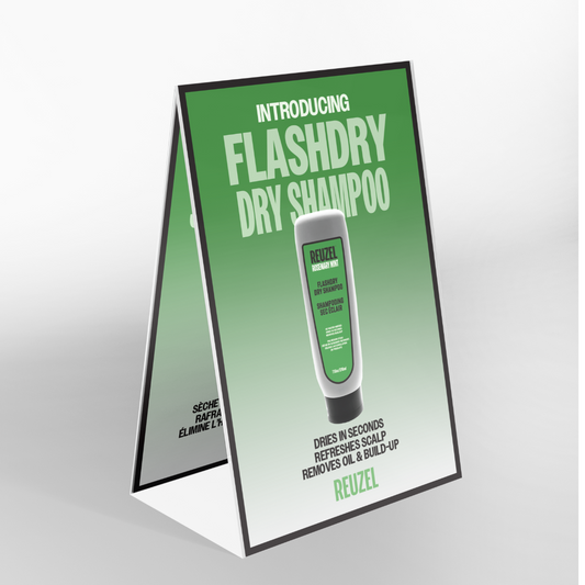 FLASHDRY Dry Shampoo Product & Display