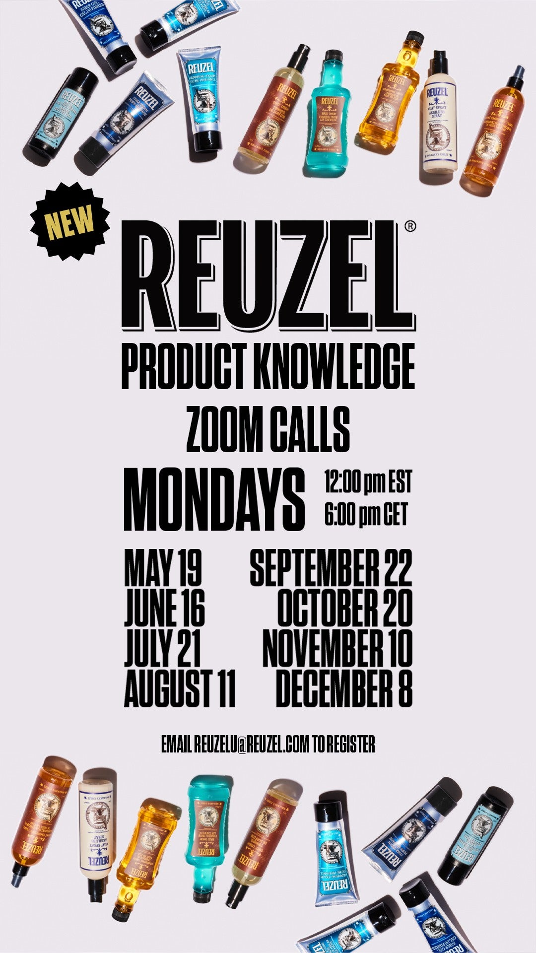 REUZEL PRODUCT EDUCATION