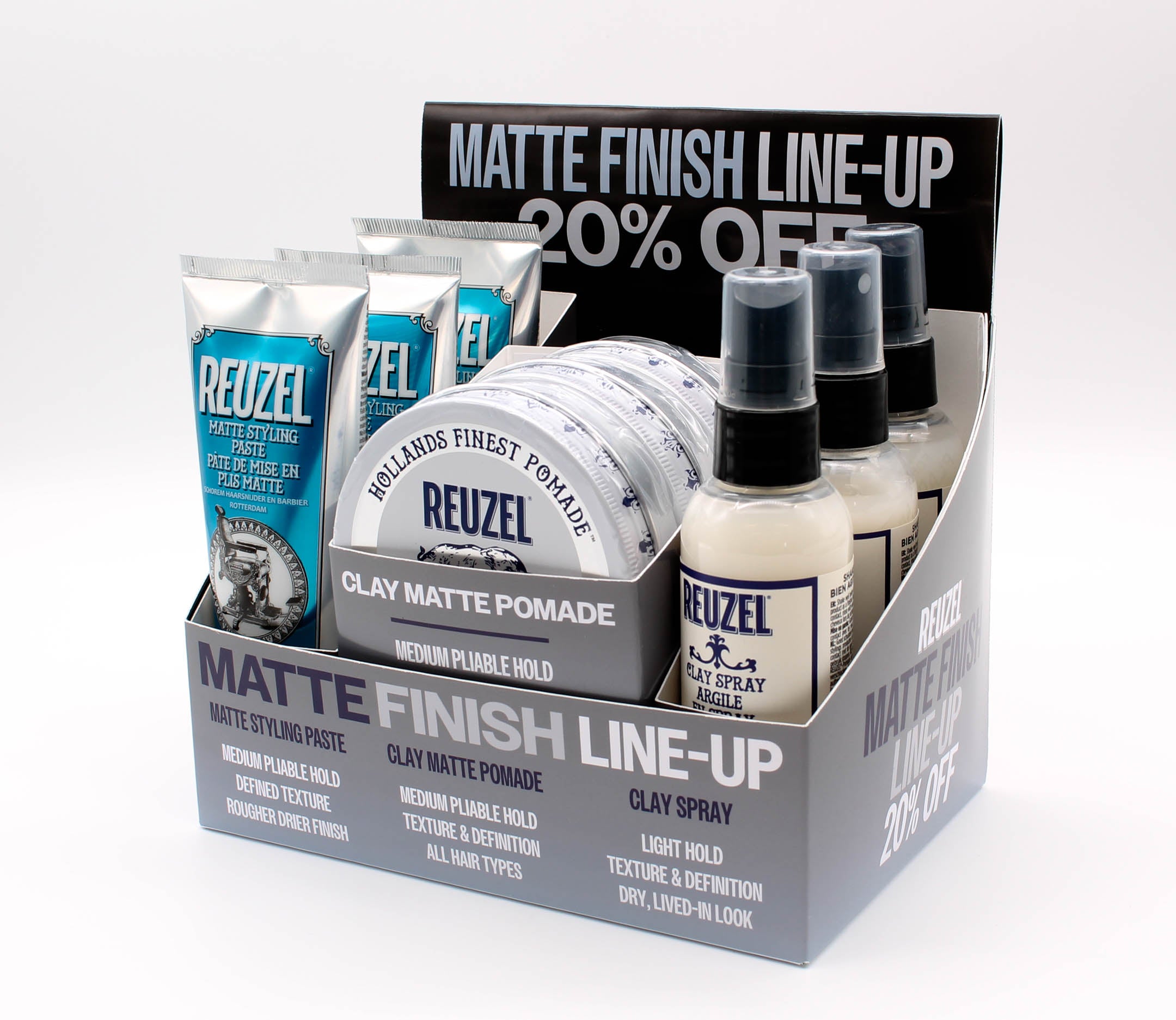 20% OFF! Matte Finish Line-Up