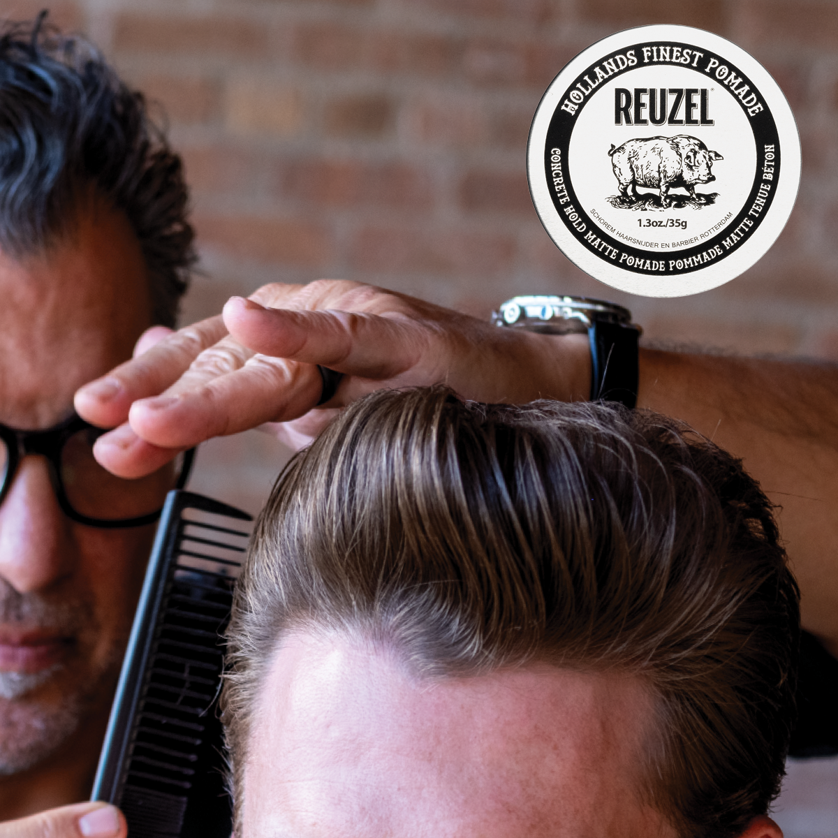Concrete Hold Matte Pomade Case of 12 - 3.38oz/95g