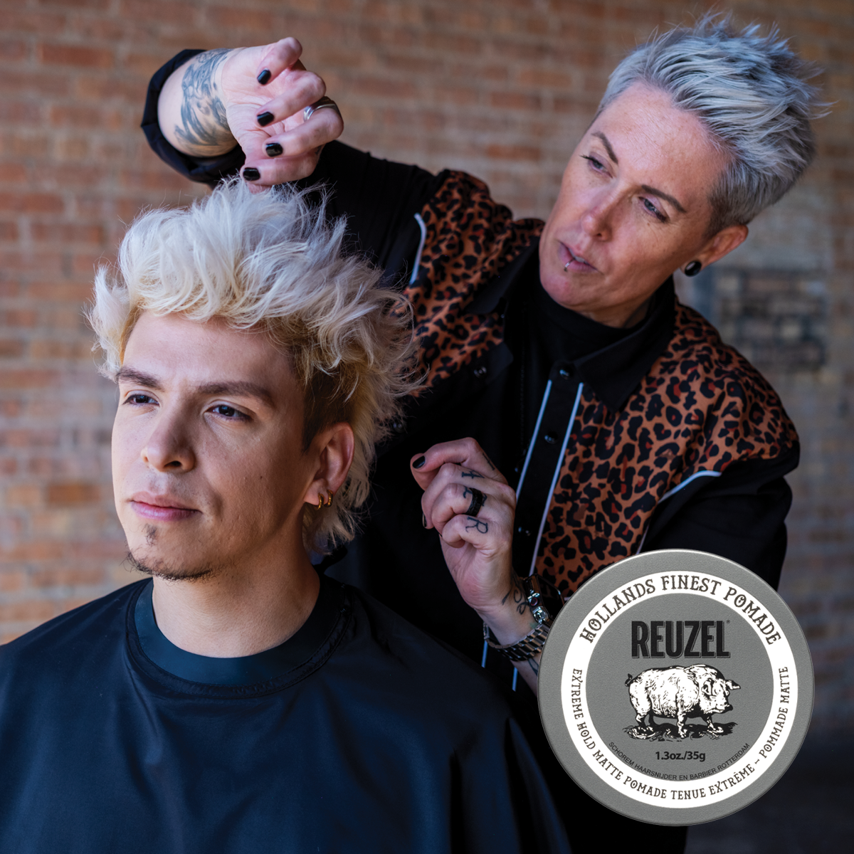 Extreme Hold Matte Pomade Case of 12 - 3.38oz/95g