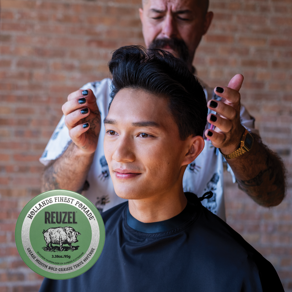 Green Pomade Grease Case of 12 - 3.38oz/95g