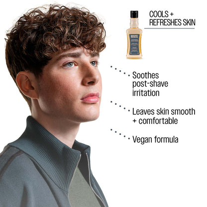 Reuzel aftershave cools and refreshes skin soothes post-shave irritation leaves skin smooth and comfortable vegan formula