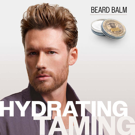 Male model with blond hair

REUZELL Beard Balm (Original Scent)
HYDRATING 

TAMING