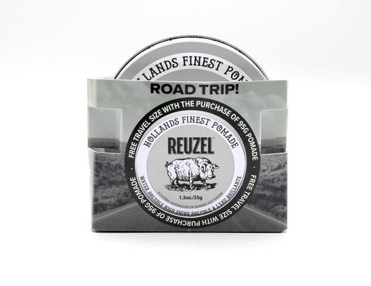 Road Trip 2025: FREE CLAY Pomade 1.3oz with Clay 3.38oz Purchase!
