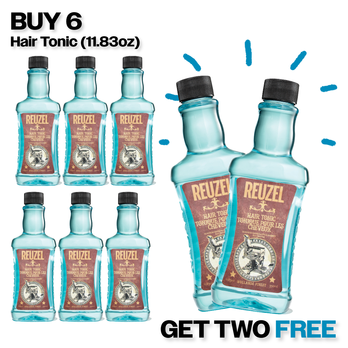Purchase (6) Hair Tonic - Receive 2 FREE