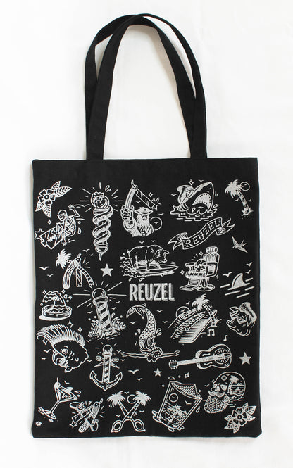 REUZEL Black Tote Bag