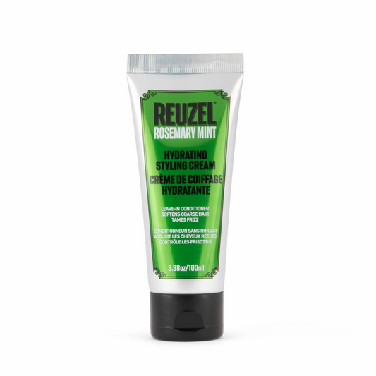 Tube of Reuzel Rosemary Mint Hydrating Styling Cream on a white background