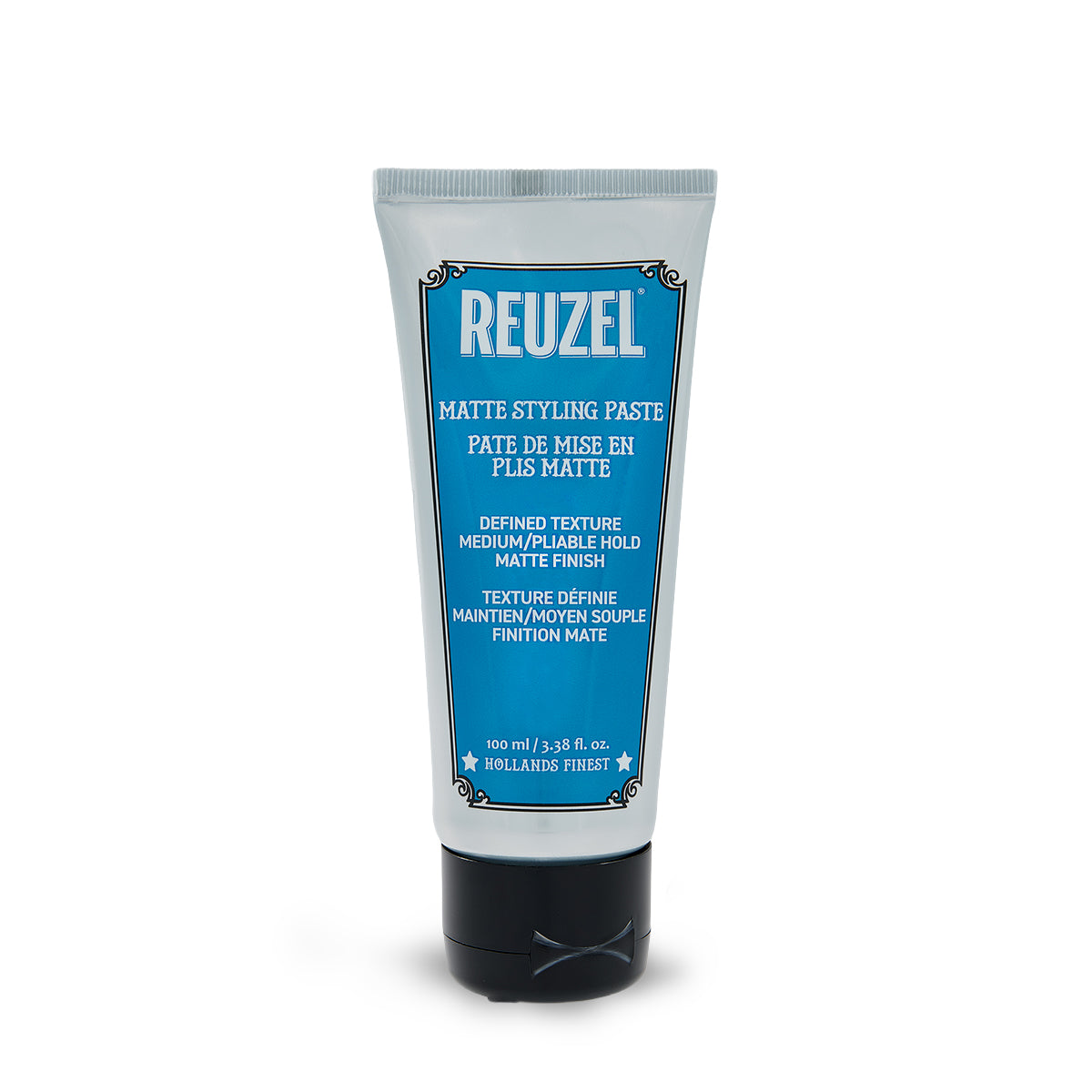 Vendor Matte Styling Paste in a jar, showing the front label with a matte finish and product details on the packaging.