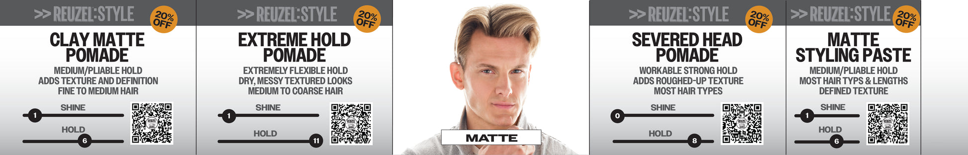 Vendor Matte vs Shine Merch Kit featuring matte and shiny logo designs on apparel and accessories.