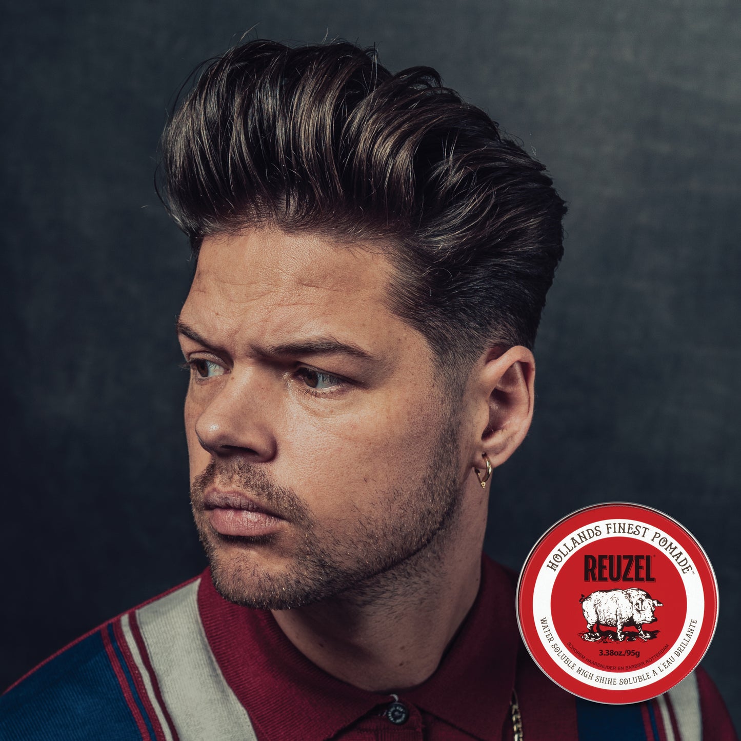 Red Pomade Water Soluble Case of 12 - 3.38oz/95g