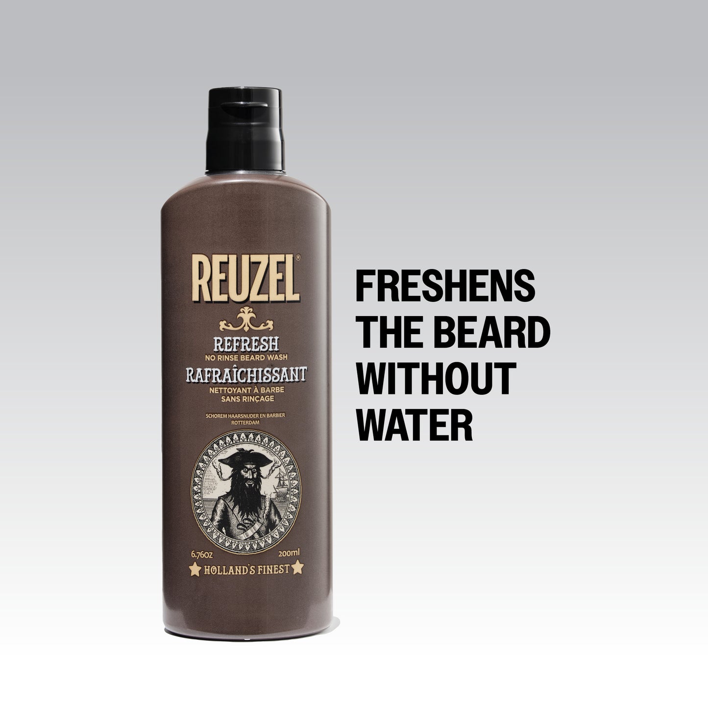 REFRESH No Rinse Beard Wash - Pro REUZEL