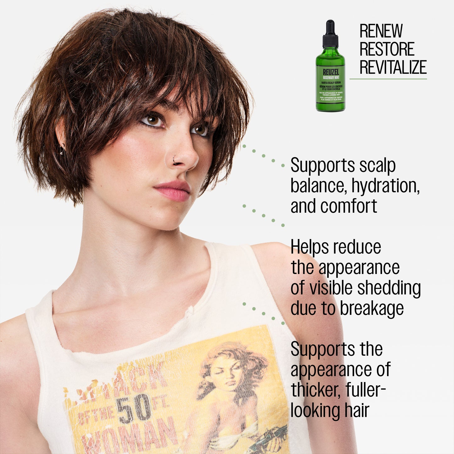 NEW Hair & Scalp Serum + Merch Kit & Display