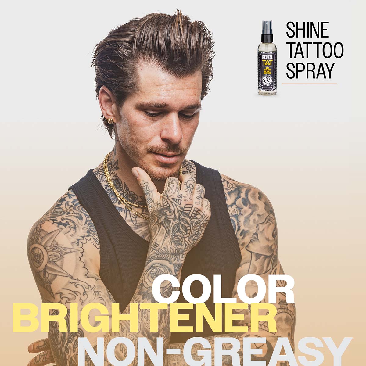 Reuzel TAT shine tattoo spray color brightener non-greasy